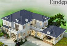 Tư vấn xây nhà vườn xanh phong cách châu Âu hoành tráng