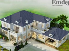 Tư vấn xây nhà vườn xanh phong cách châu Âu hoành tráng