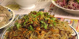 Cách làm miến xào thịt bò ấm bụng cho bữa ăn ngày lạnh6