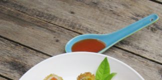 Giòn thơm thăn lợn cuộn rau củ chiên xù