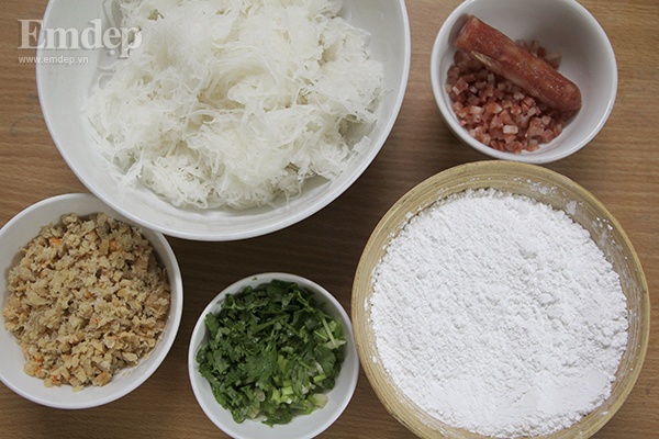 Bánh củ cải chiên kèm sốt mật ong ngon lạ