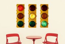 Những ý tưởng thú vị với tường phòng ăn trang trí decal 1