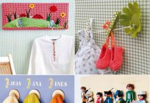 Tự làm móc áo vui nhộn cho phòng của bé