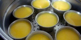 Cách làm bánh flan bí đỏ