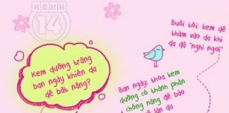 thắc mắc về kem duwngx da ban ngày 