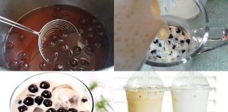 Cách làm trà sữa trân châu để lâu không cứng 