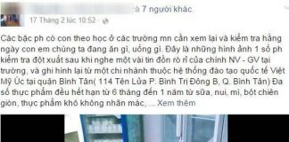 Hoảng hồn với sữa hết hạn sử dụng, nhện bò lổm ngổm trong mì nấu cho trẻ mầm non