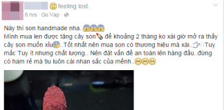 Hoang mang khi thỏi son handmade nổi mẩn sau 2 tháng không sử dụng - Ảnh 1.