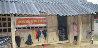 Các điểm trường của trường Tiểu học Lóng Luông cơ sở vật chất đã xuống cấp nghiêm trọng.