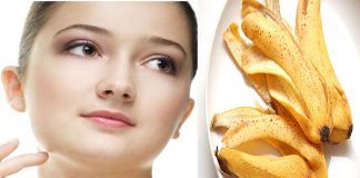 trắng da với vỏ chuối 