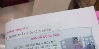Phần dạy về lòng dũng càm bằng việc đi trên thuỷ tinh trong sách do NXB Giáo dục phát hành