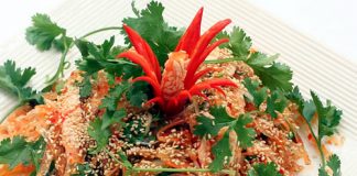 Cách làm gỏi gà rau câu giòn giòn cho ngày đầu tuần