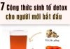 7 công thức sinh tố detox đơn giản cho người mới bắt đầu