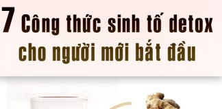 7 công thức sinh tố detox đơn giản cho người mới bắt đầu