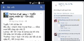 9X Ha thanh dang dan tuyen nhan vien nu lam vo