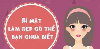 8 bí mật làm đẹp có thể bạn chưa biết