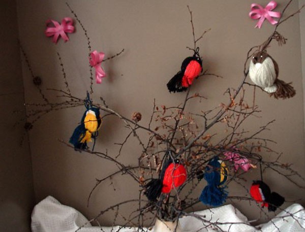 Học cách làm đồ chơi handmade hình chim sẻ từ len cực yêu10