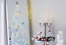 trang trí phòng khách giáng sinh