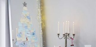 trang trí phòng khách giáng sinh