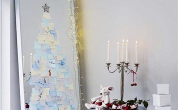 trang trí phòng khách giáng sinh