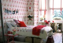 Hướng dẫn trang trí căn phòng ngọt lịm vị yêu Căn phòng ngọt lịm vị yêu, Không gian đẹp, khong gian dep, tu van noi that, xu huong thiet ke, phong lang man cho vo chong moi cuoi, tinh yeu, hoa van, mau sac, phong cach