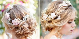 Tóc tết lãng mạn cho đám cưới ngày xuân - 1