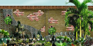 'Thổi hồn' cho tường bằng tranh đá