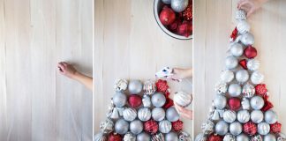 Vẫn kịp làm cây thông Noel gắn tường với nguyên liệu rẻ1