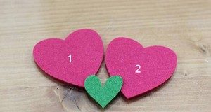 3 bước đơn giản làm kẹp sách trái tim dễ thương - 1