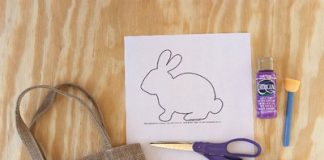 Trang trí túi xách lạ mắt với hình thỏ tím xinh yêu 3