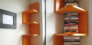 Tận dụng góc phòng với giá sách - Archi