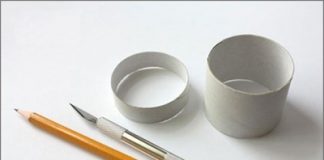 Dùng lõi giấy cũ tự chế hộp quà xinh yêu 5