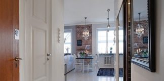 Thiết kế căn hộ 35m2 với gam màu đen trắng cá tính - 1