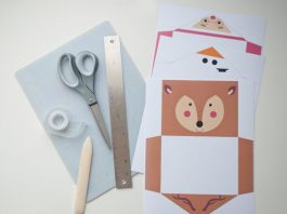 Hướng dẫn làm chiếc phong bì Giáng sinh ngộ nghĩnh  - 1