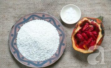 Cách nấu xôi gấc bằng nồi cơm điện cực ngon đón Tết - 1