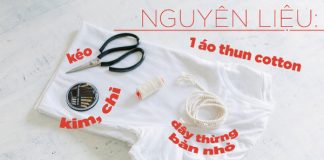 Tái chế áo thun cũ ra ngay tank top khoe vai đón hè 0