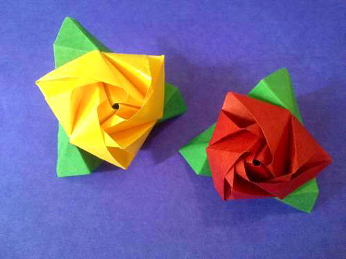 Cách gấp hoa hồng bằng giấy origami đầy ma thuật - 25