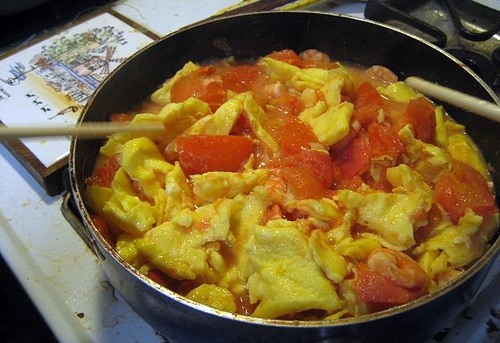 Hướng dẫn làm món  tôm sốt trứng cà chua  - 6
