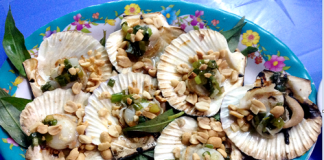 Sò điệp nướng mỡ hành tỏa hương thơm nức mũi - 1