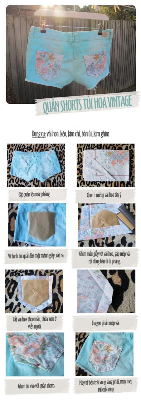 6 cách hay tái chế quần shorts theo mọi style - 3