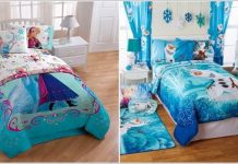 Cách trang trí phòng ngủ cho bé gái phong cách Frozen - 1