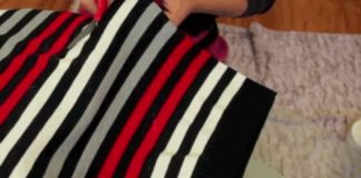 Lục tủ lôi áo len ra học tái chế áo cũ thành mũ len1