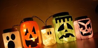 Halloween thú vị và độc đáo với đèn lồng tự chế - 1