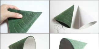 Tự làm cây thông Noel mini siêu dễ thương 6