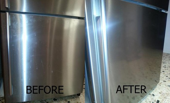 Cách lau chùi tủ lạnh sáng bóng không còn tì vết 6