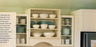 Cách bày trí giá đựng đồ trong bếp thật xinh - 1