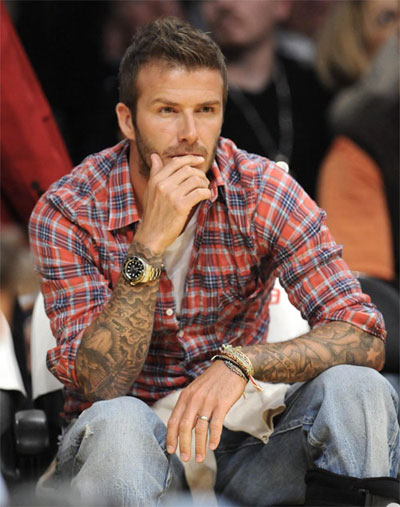Có thể bạn sẽ gặp Beckham khi đi xem bóng rổ ở New York, Mỹ.
