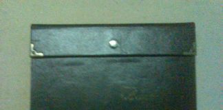 Cách làm sổ bằng dây nịch cũ theo kiểu vingate - 1