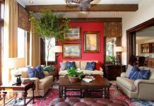 Cách trang trí ngày Tết toàn sắc đỏ của mùa xuân - 1