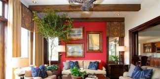 Cách trang trí ngày Tết toàn sắc đỏ của mùa xuân - 1